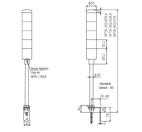 MT51-2/3/402L□J-□□□□□